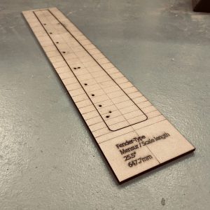 Kombischablone für Hals und Griffbrett